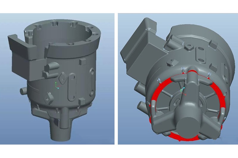 die cast motor housing